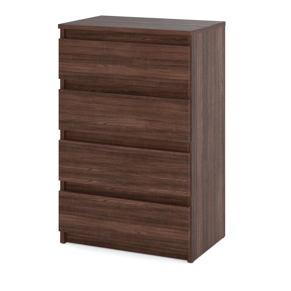 Komoda z 4 szufladami do salonu sypialni 60cm hugo pojemna szafka dąb wenge