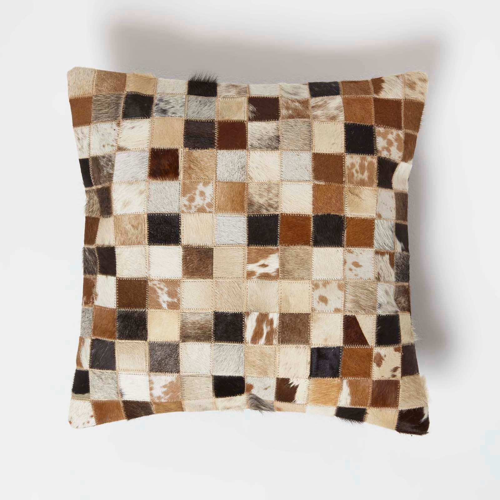 HOMESCAPES Coussin vert en coton Lima, 45 x 45 cm HOMESCAPES Coussin vert en coton Lima, 45 x 45 cm