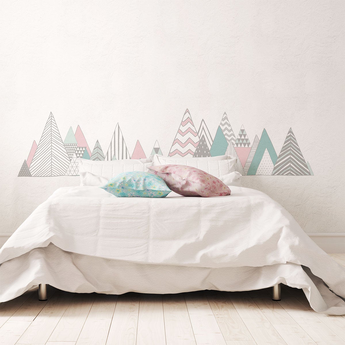 Adesivo montagna scandinavo pensacola - Sticker adesivo - adesivi murali - 110x165cm - 5