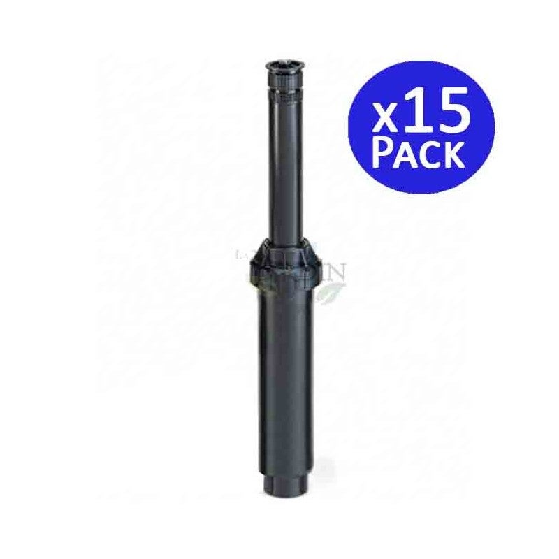 Rain Bird US-215 Confezione Da 10 Diffusori Per Irrigazione Con Ugello Regolabile 0-360° - Altezza 5 Cm - Gittata 4,5 M