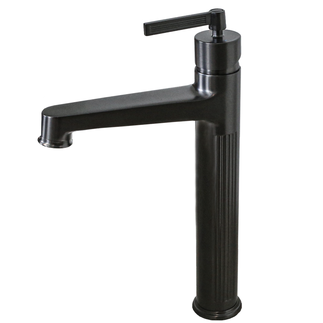 Louxor bateria umywalkowa wysoka szary metaliczny