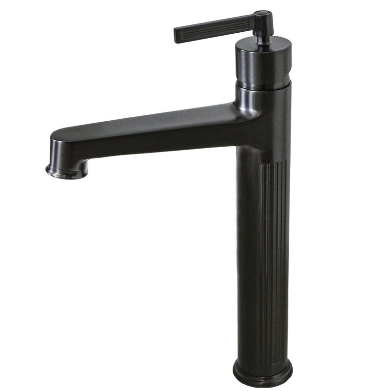 Louxor bateria umywalkowa wysoka szary metaliczny