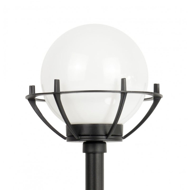 Lampa ogrodowa stojąca Kule czarna 1xE27x60W wym: 72 x 25 x 25 cm aluminium SU-MA