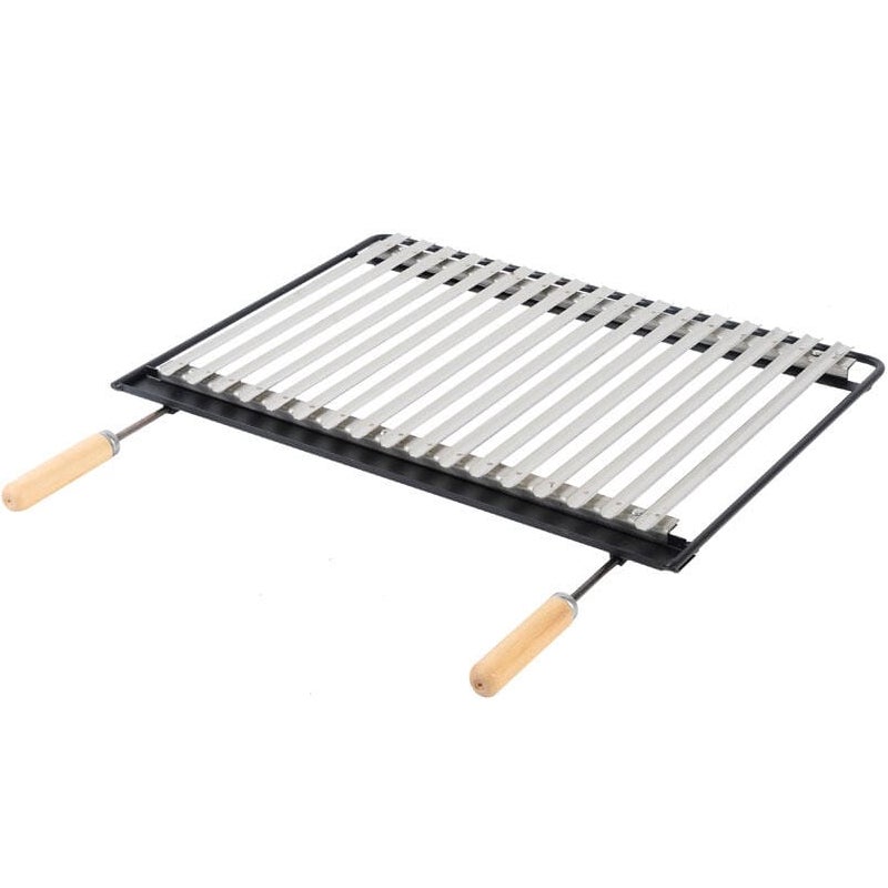 IMEX EL ZORRO 71609 - Griglia per Barbecue, in Acciaio Inossidabile, 56 x 41 cm