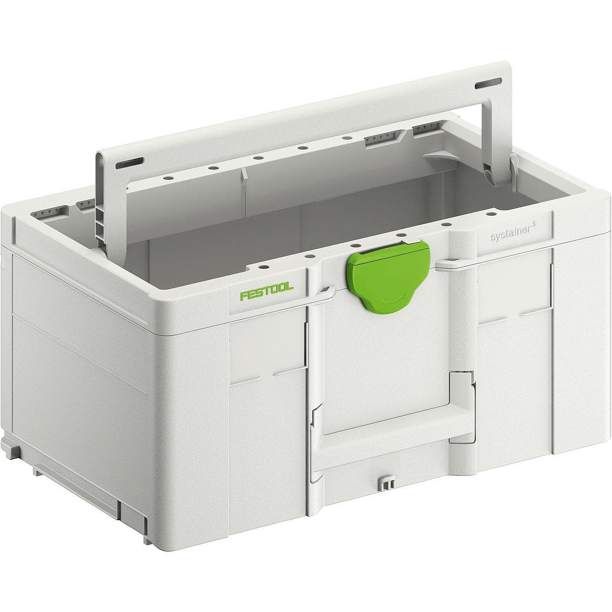 Skrzynka narzędziowa Festool Systainer³ z przezroczystą pokrywą i składaną rączką