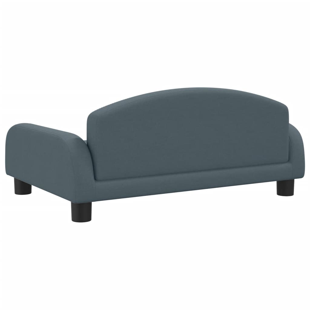 Maison Exclusive - Canapé pour enfants gris foncé 70x45x30 cm tissu - 5