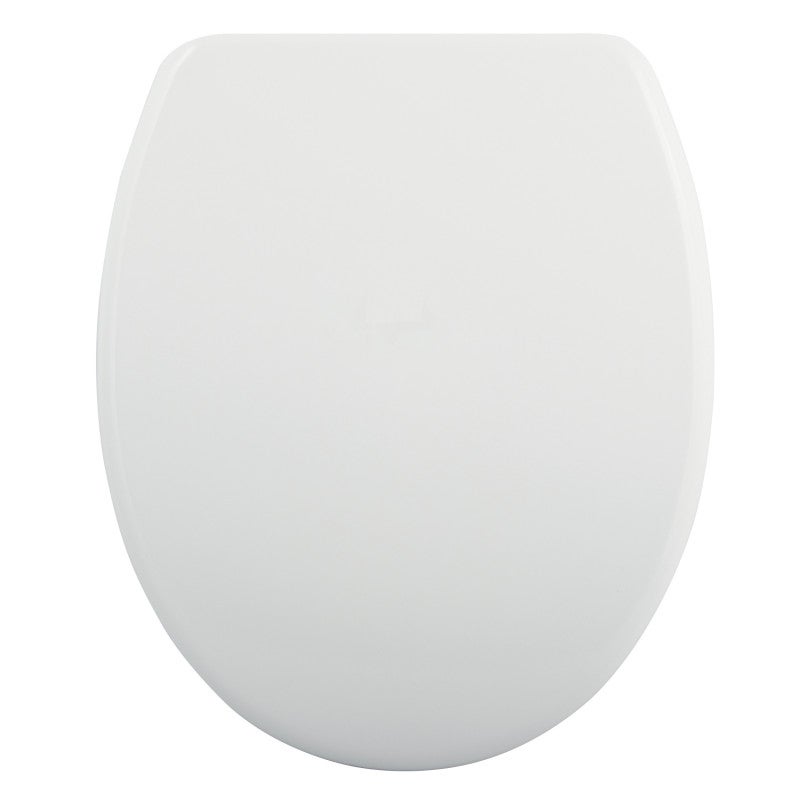MSV - Combiné WC Avec Brosse Et Porte-rouleau Intégrés, Design Inox Et Verre Blanc, Fonction 3 En 1