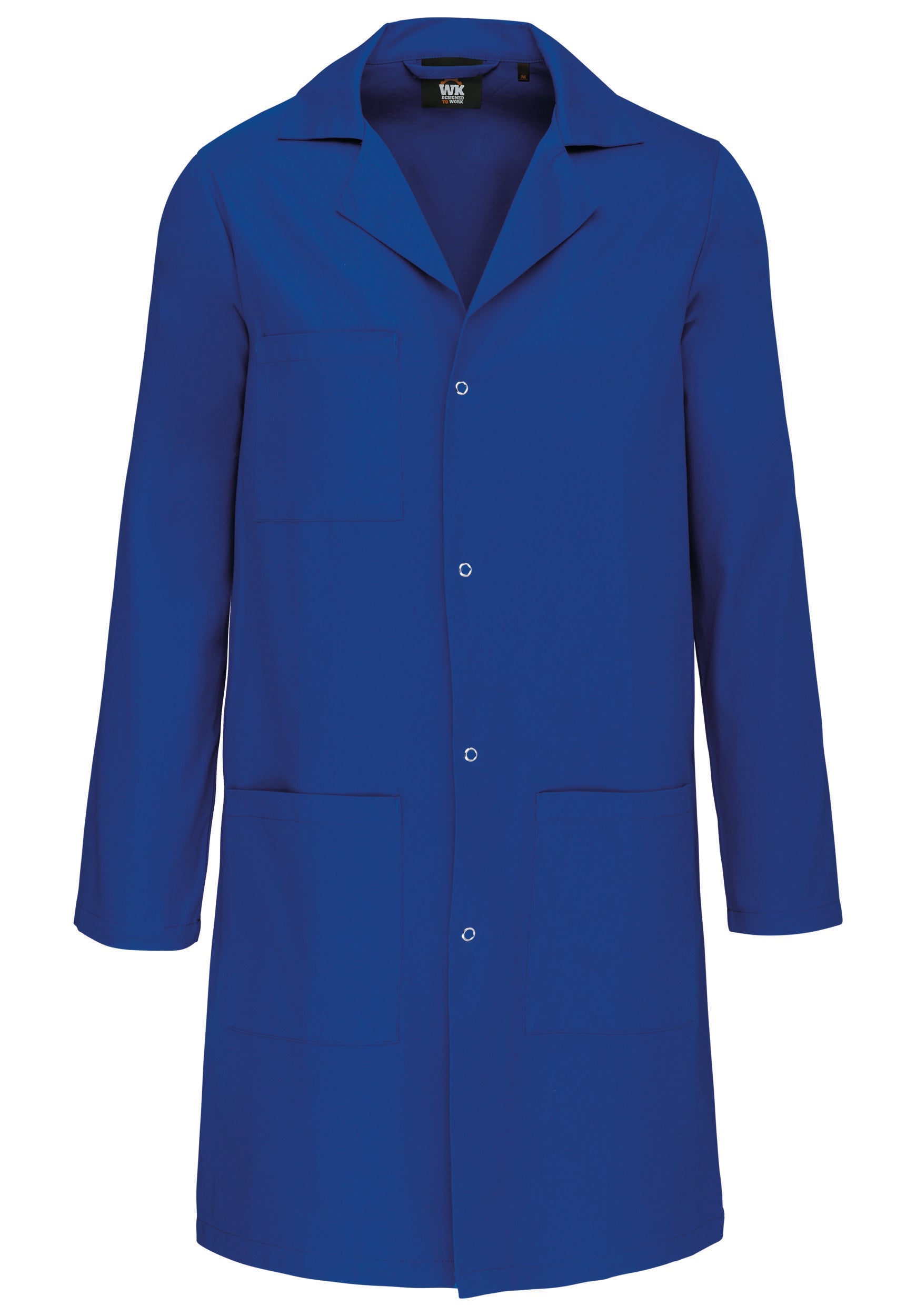 Blouse de travail unisexe WK. Designed To Work Bleu Royal XS - 6