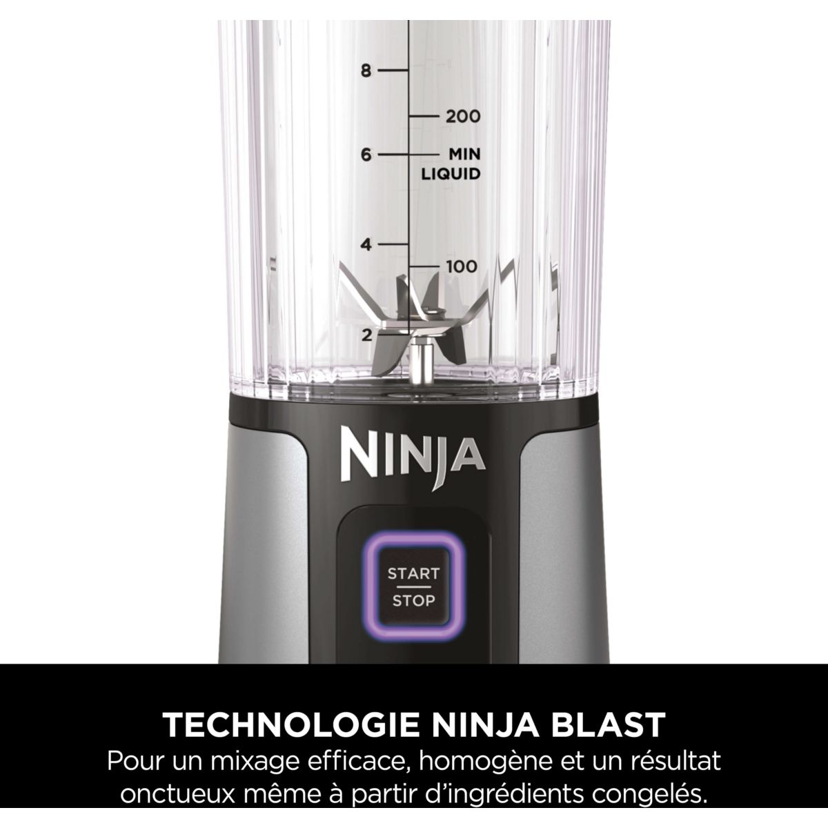 Blender NINJA blast BC151EUBK noir sans fil - 8
