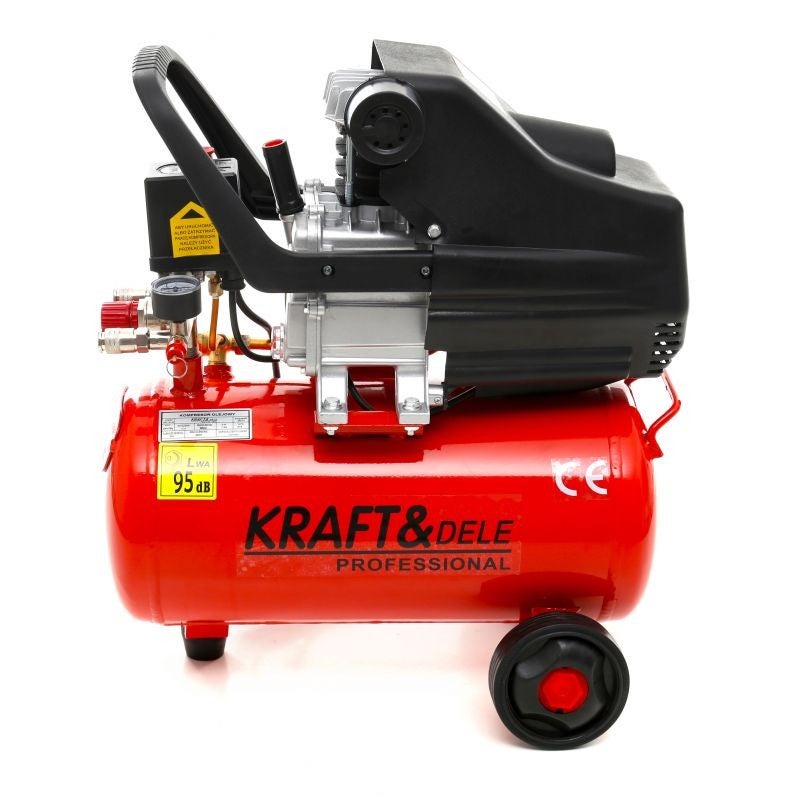 Compresor de aer 24L 2.8 Kw, Kraft&Dele, KD400