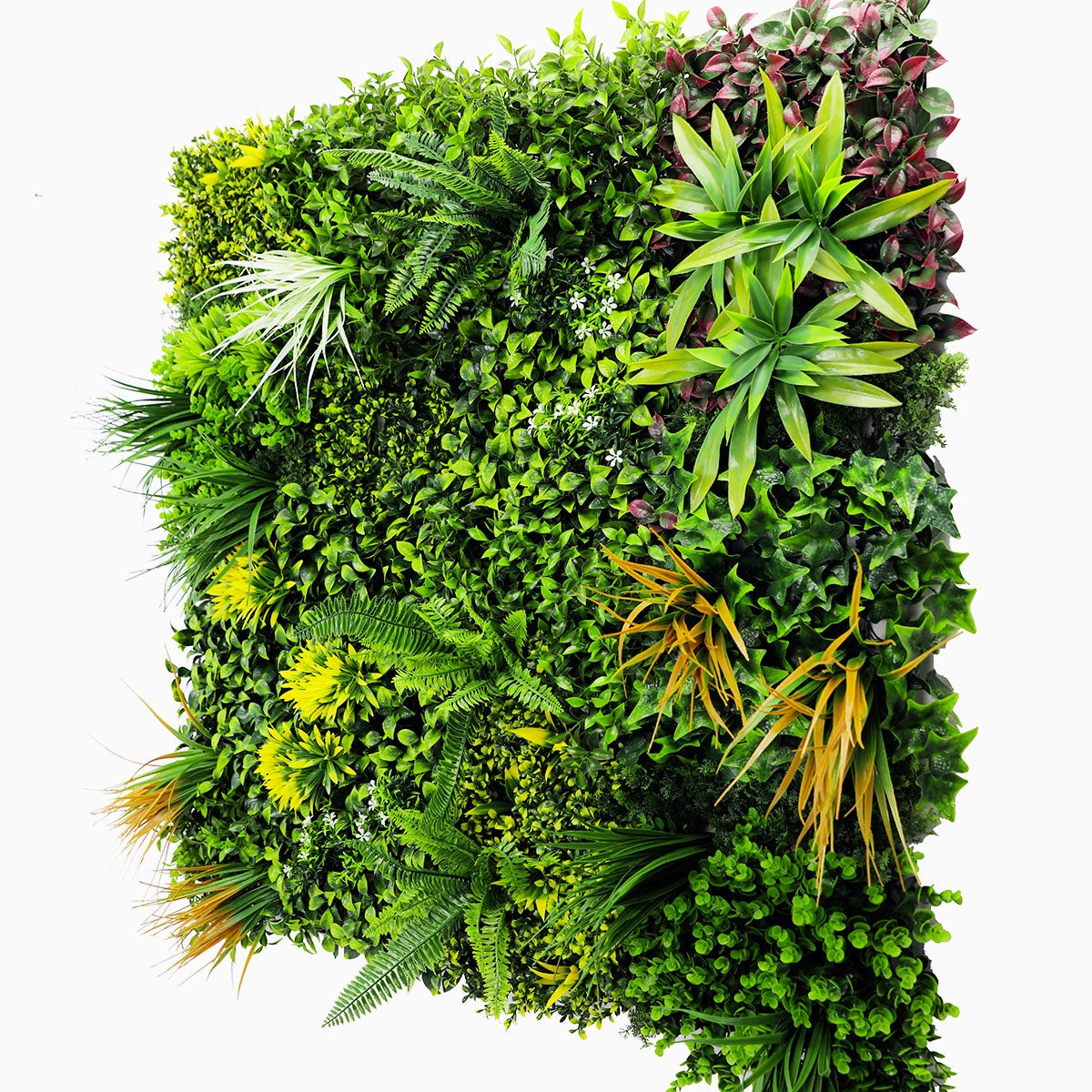 Mur végétal artificiel Jungle 1 × 1 m – un décor végétal pour balcon et clôture - 11