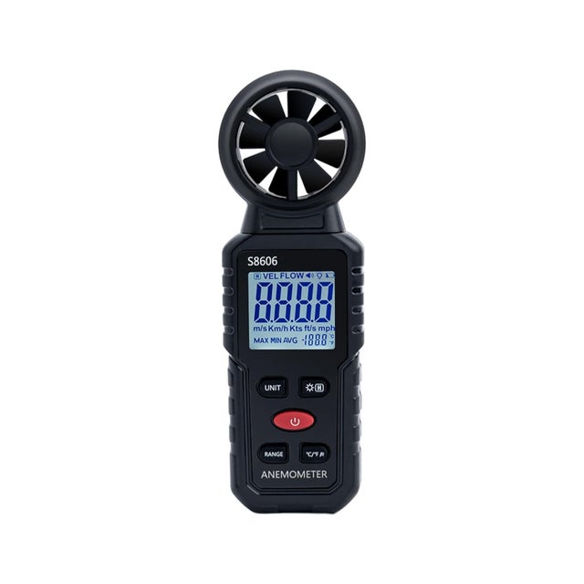 Anemôml 3 em 1 – Medição de alta precisão da velocidade do vento para uso em sistemas de climatização, vela, pesca e ambientes internos e externos.