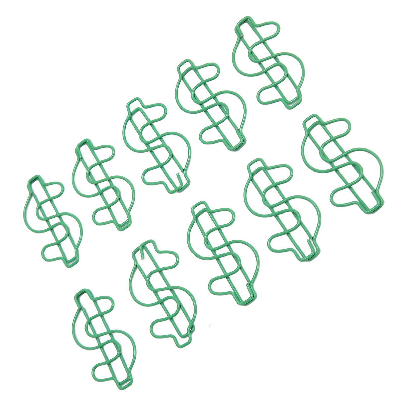 100uds Clips De Papel Dorados Con Forma Corazón, Bonitos Clips
