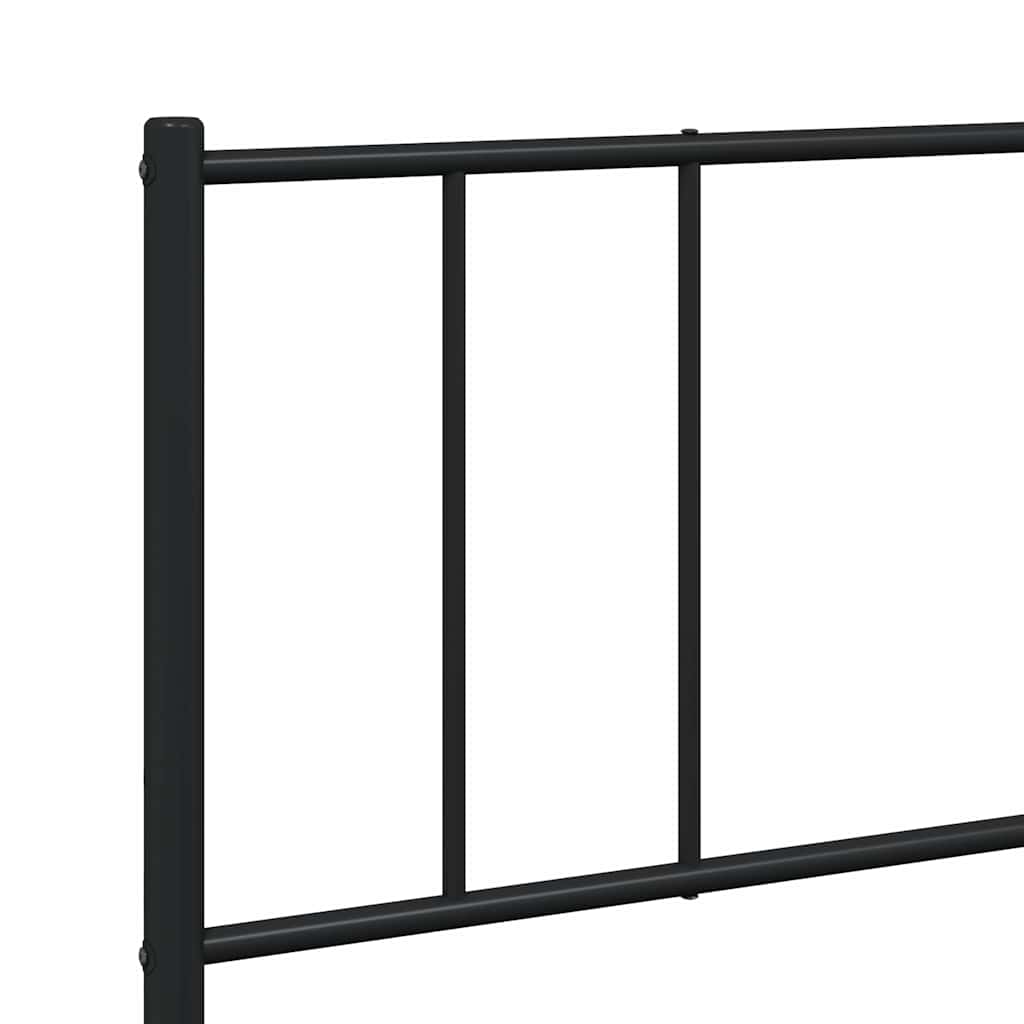 Estructura cama sin colchón con estribo metal negro 193x203 cm vidaXL - 8