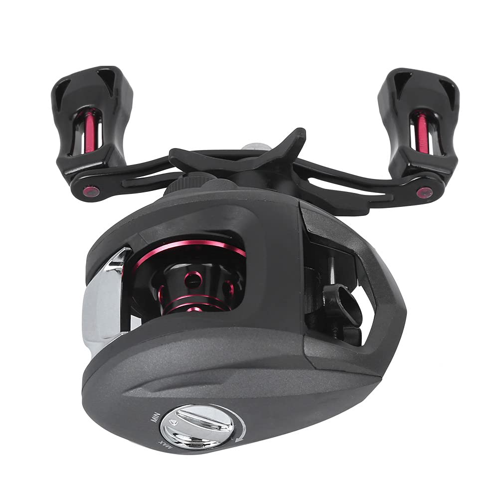 Mulinello da pesca in fibra di carbonio per mulinello da pesca con esche, accessorio per pesca (RS100L (mano sinistra)) - 8