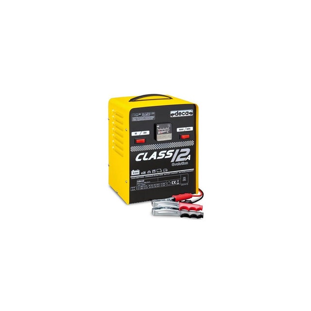 Deca CLASS 12A Chargeur de batterie pour véhicules Noir, Jaune