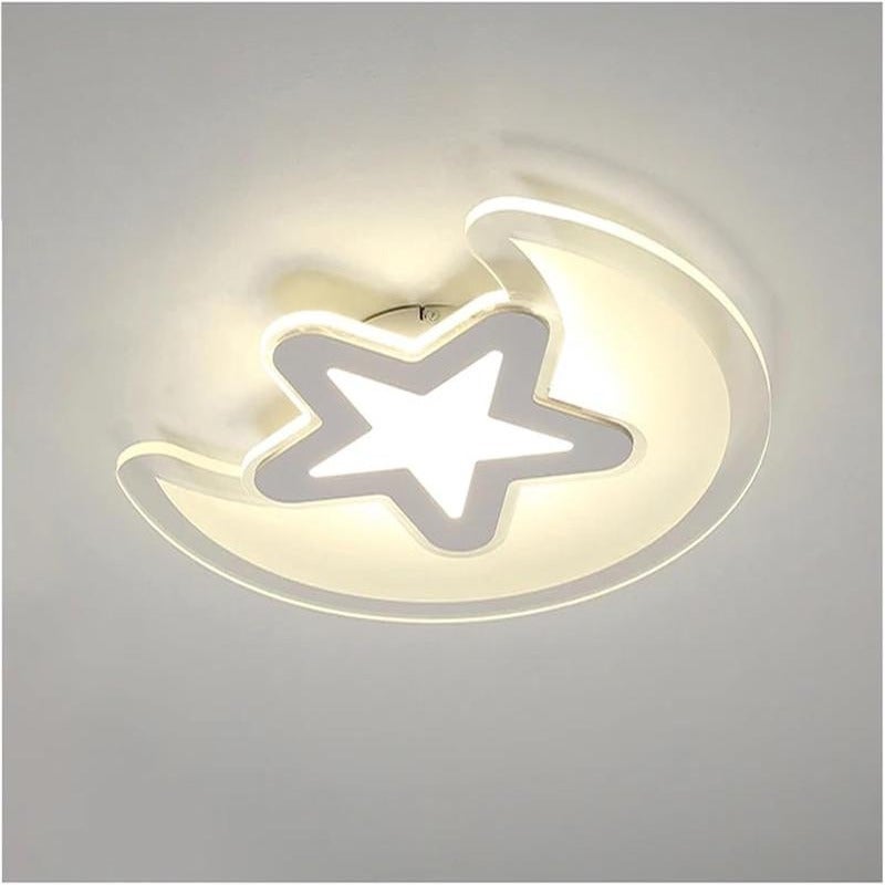 Modern LED ceiling light for children with dimmable remote control for ...