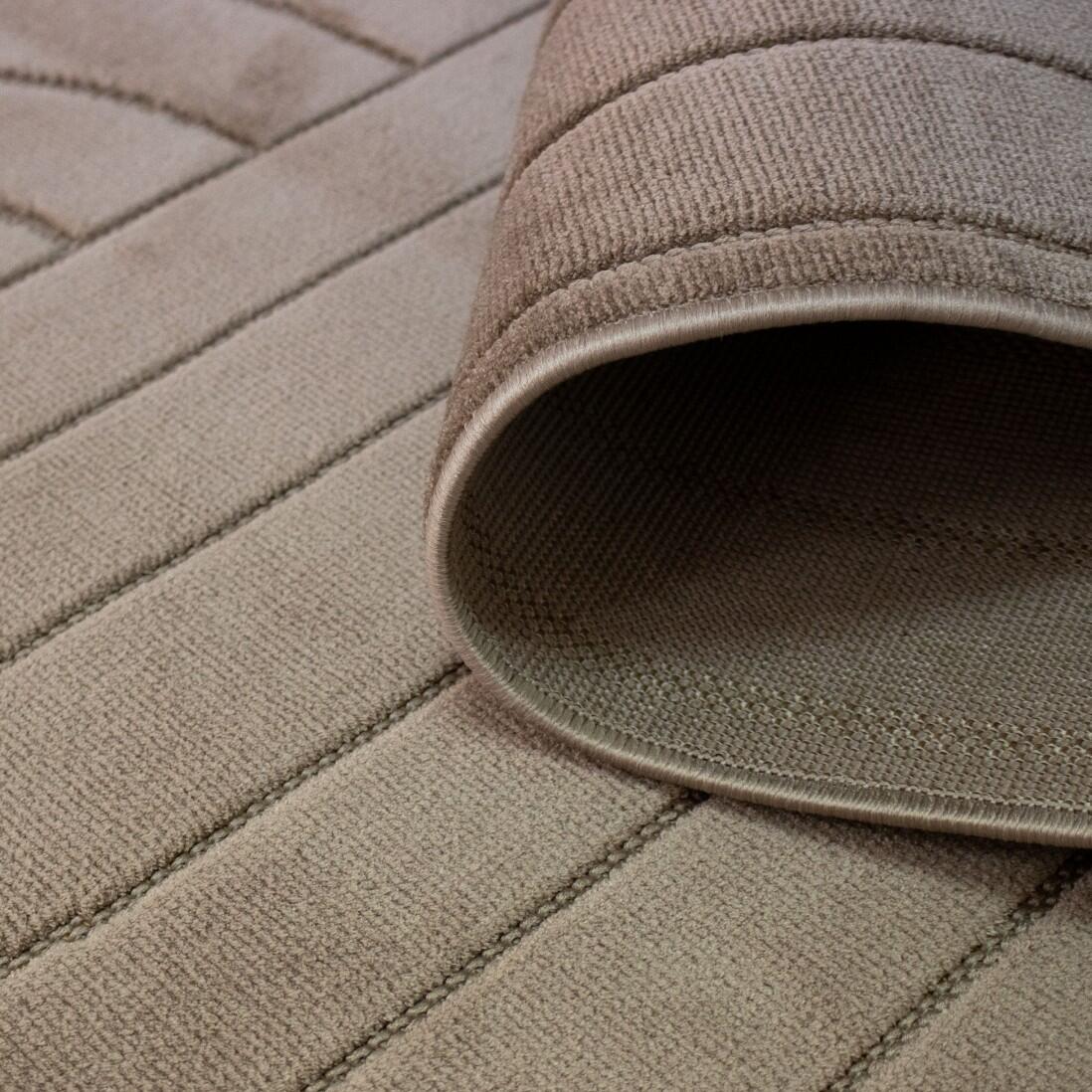 Dywan z poliestru Zen taupe 160x230cm - 3