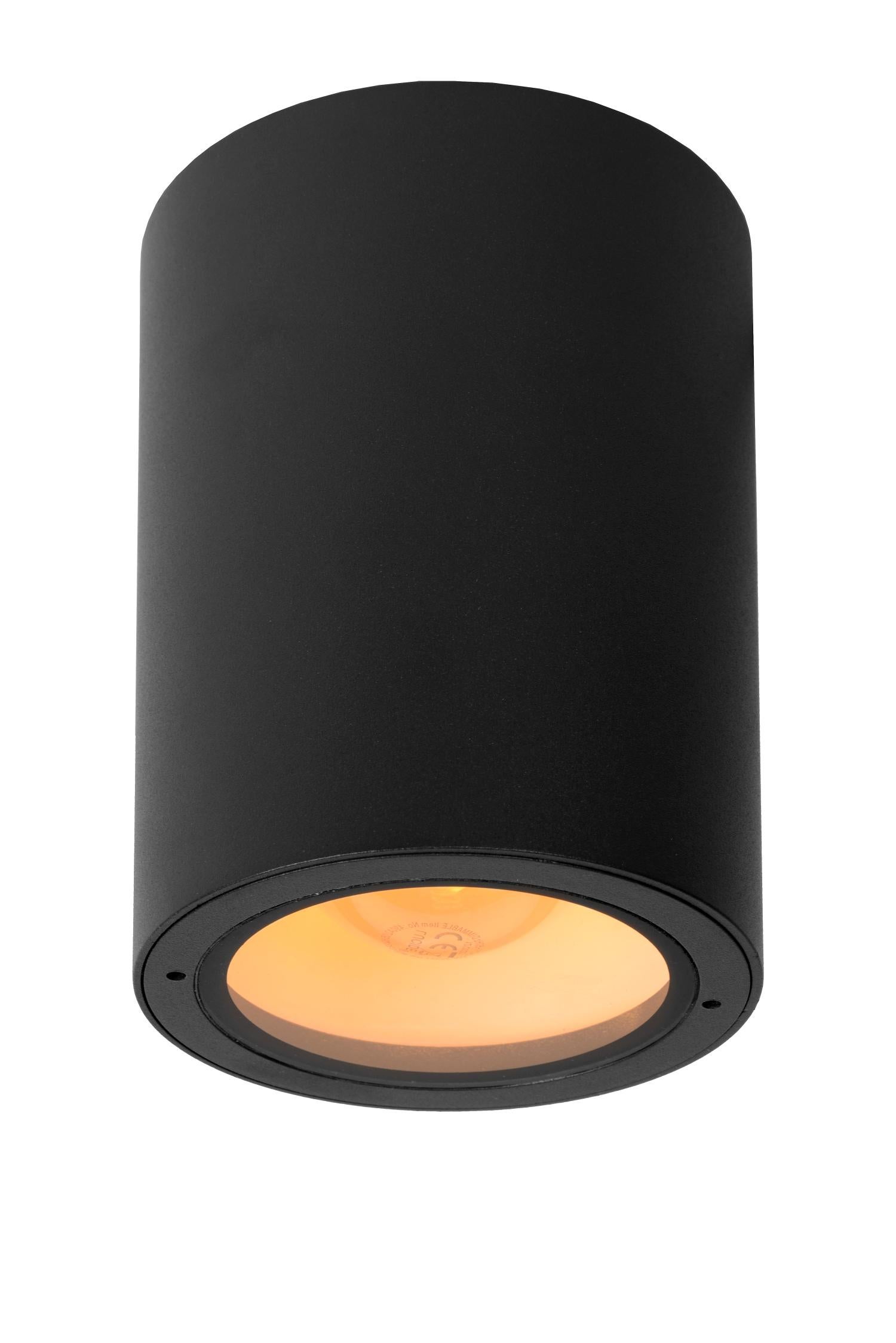 Lampa sufitowa zewnętrzna VOLANTIS czarna 1xE27x40W wym:15,5x10,8x10,8cm IP54 Lucide