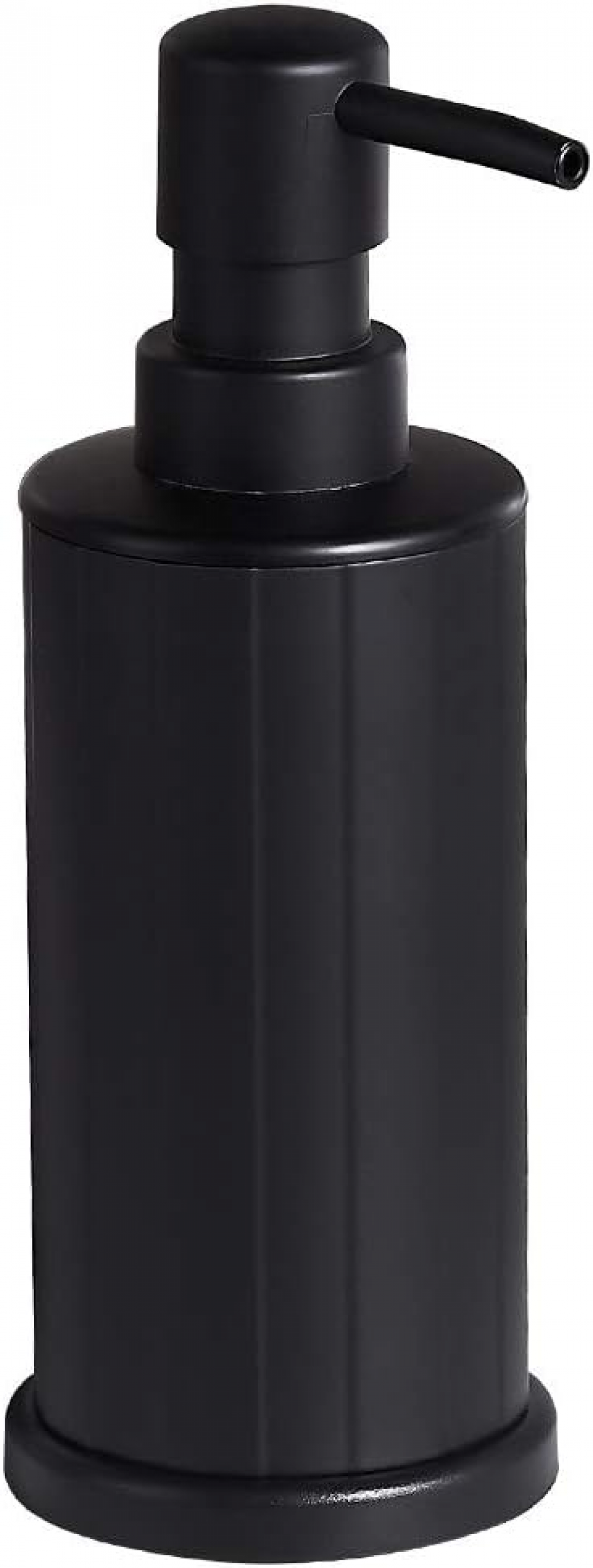 Dozownik do mydła w płynie, wolnostojący aluminiowy dozownik do mydła do rąk do łazienki, kuchni i domu 240 ml (czarny)