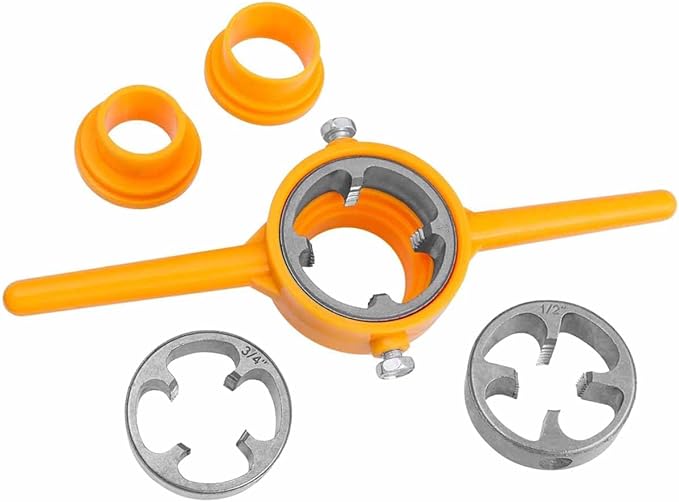 Kit Outil De Taraudage Tuyaux PVC - Filetage 1/2, 3/4, 1 Pouce Avec Adaptateur Perceuse Électrique