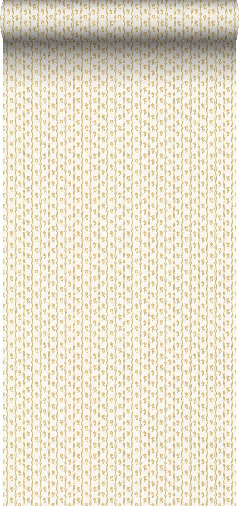 Tapeta kwiaty żółtym - 53 cm x 10.05 m - BORASTAPETER