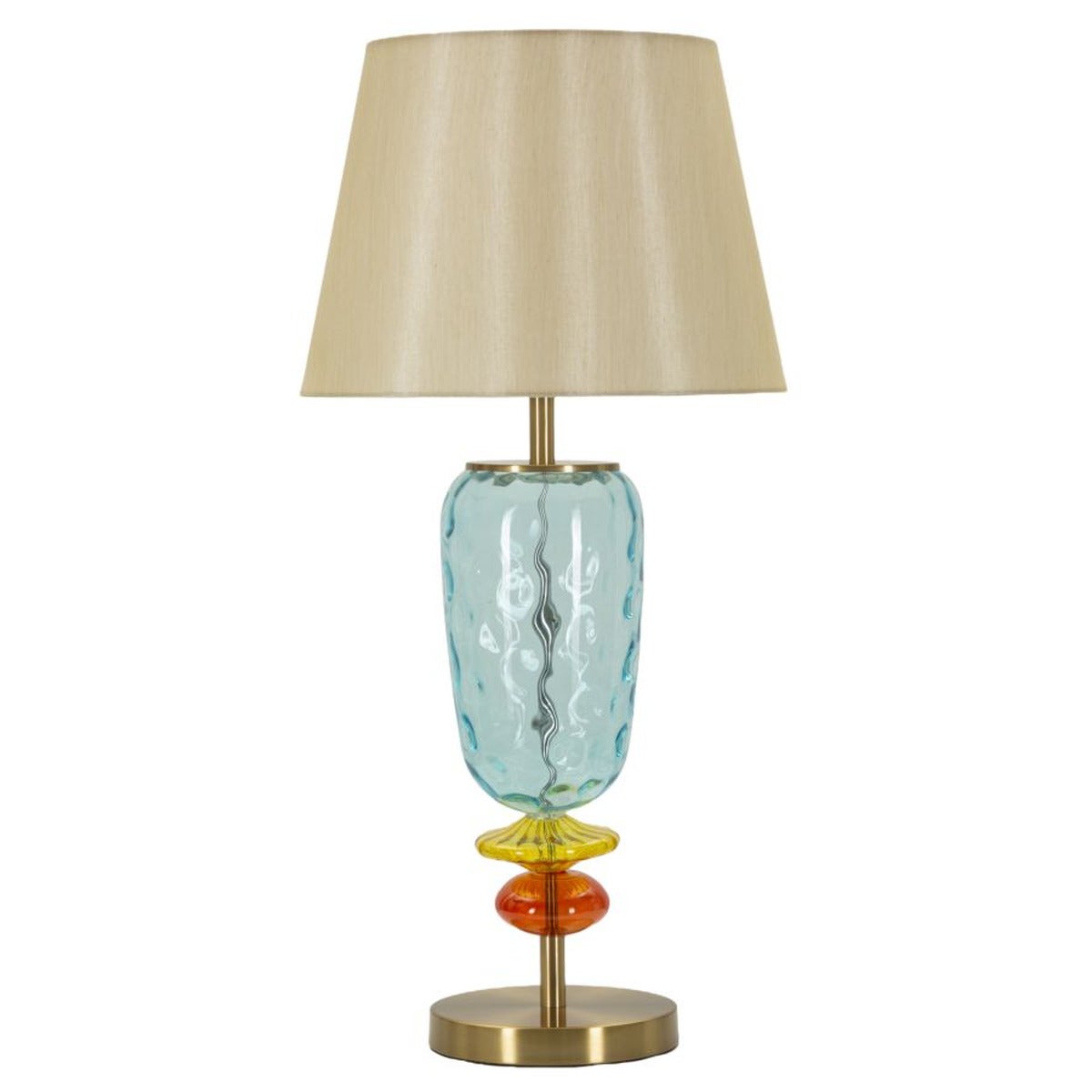 Lampa Stołowa Erie, Tkanina, Niebieski, Seven Design