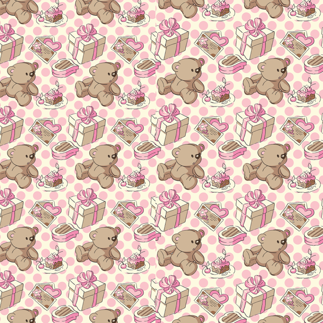 Papel de parede para crianças Urso castanho