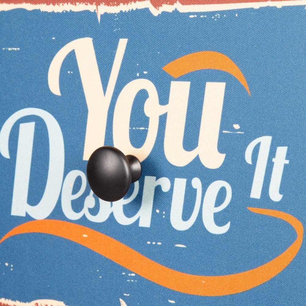 Max Home Comò vintage 8 cassetti design retrò in tessuto 103x30x77 cm - 7