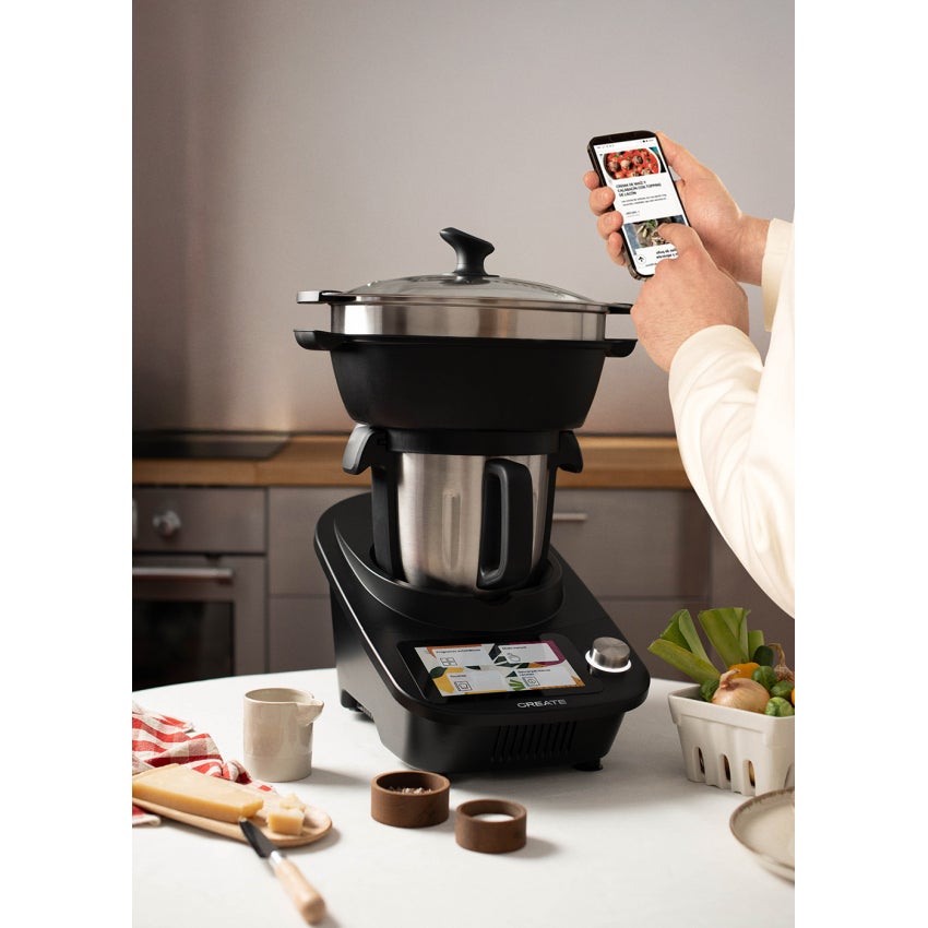 CREATE - CHEFBOT TOUCH PRO CONNECT - Inteligentny wielofunkcyjny robot kuchenny z ekranem dotykowym -