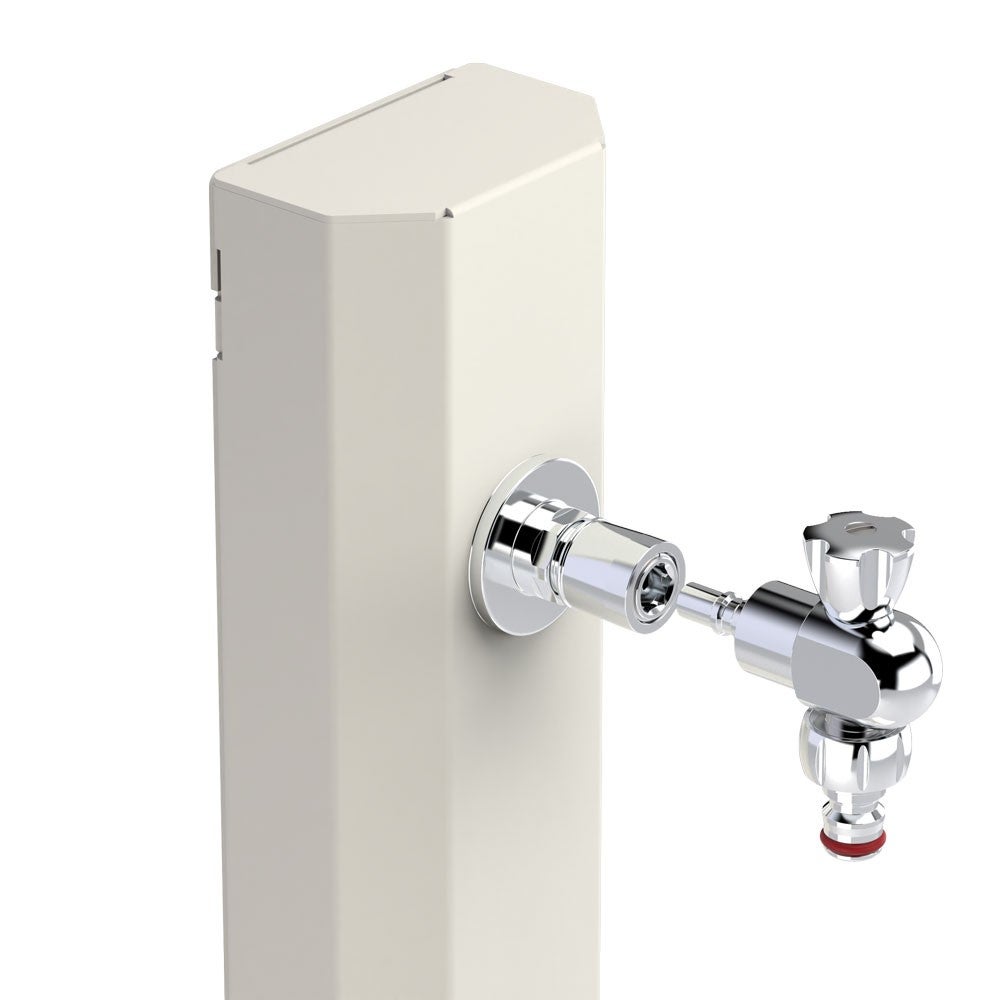 Fontanella da giardino in acciaio verniciato inGenius IG550BIANCO - Bianco - 3