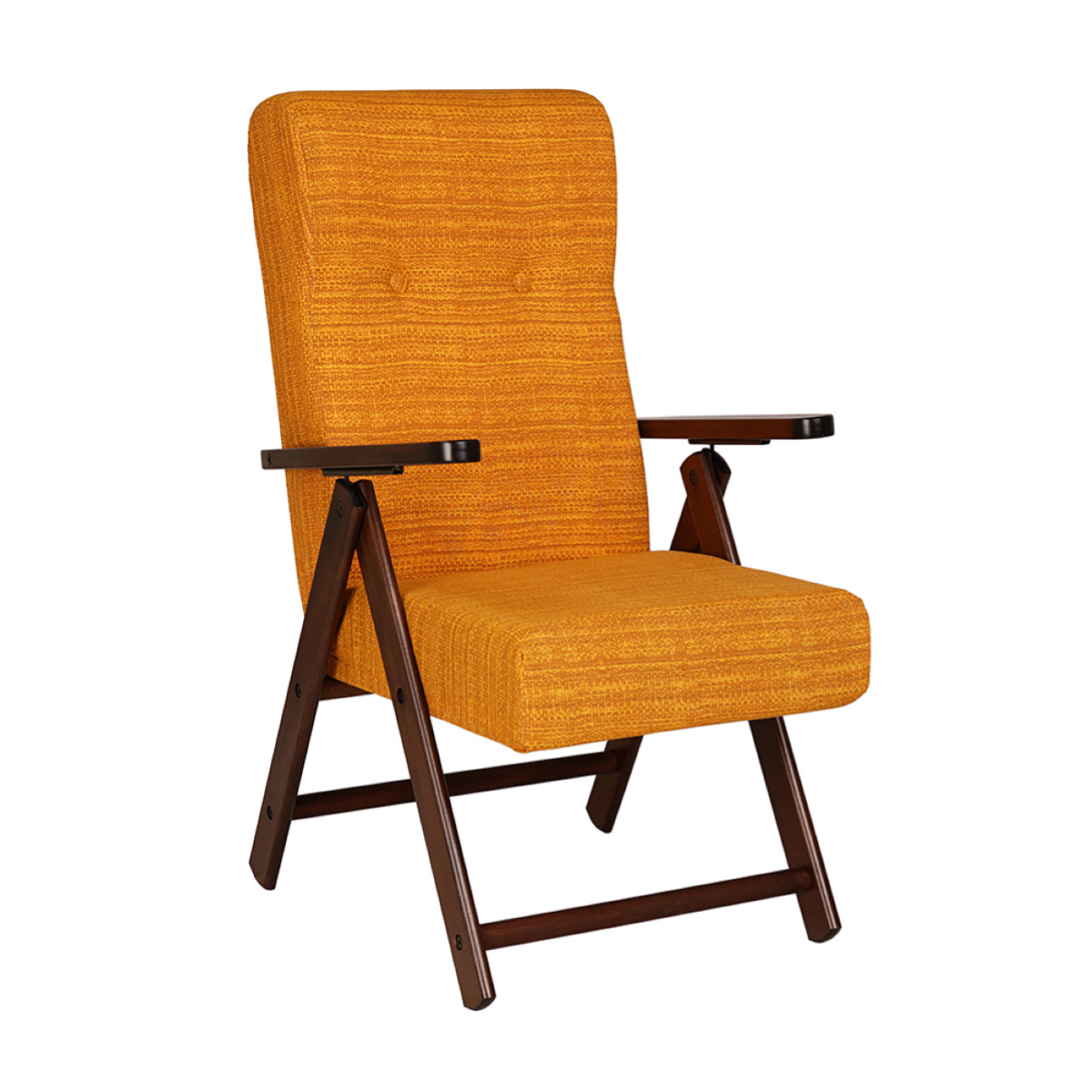 Poltrona Reclinabile Vida Relax In Tessuto Marrone - Con Poggiapiedi Estraibile