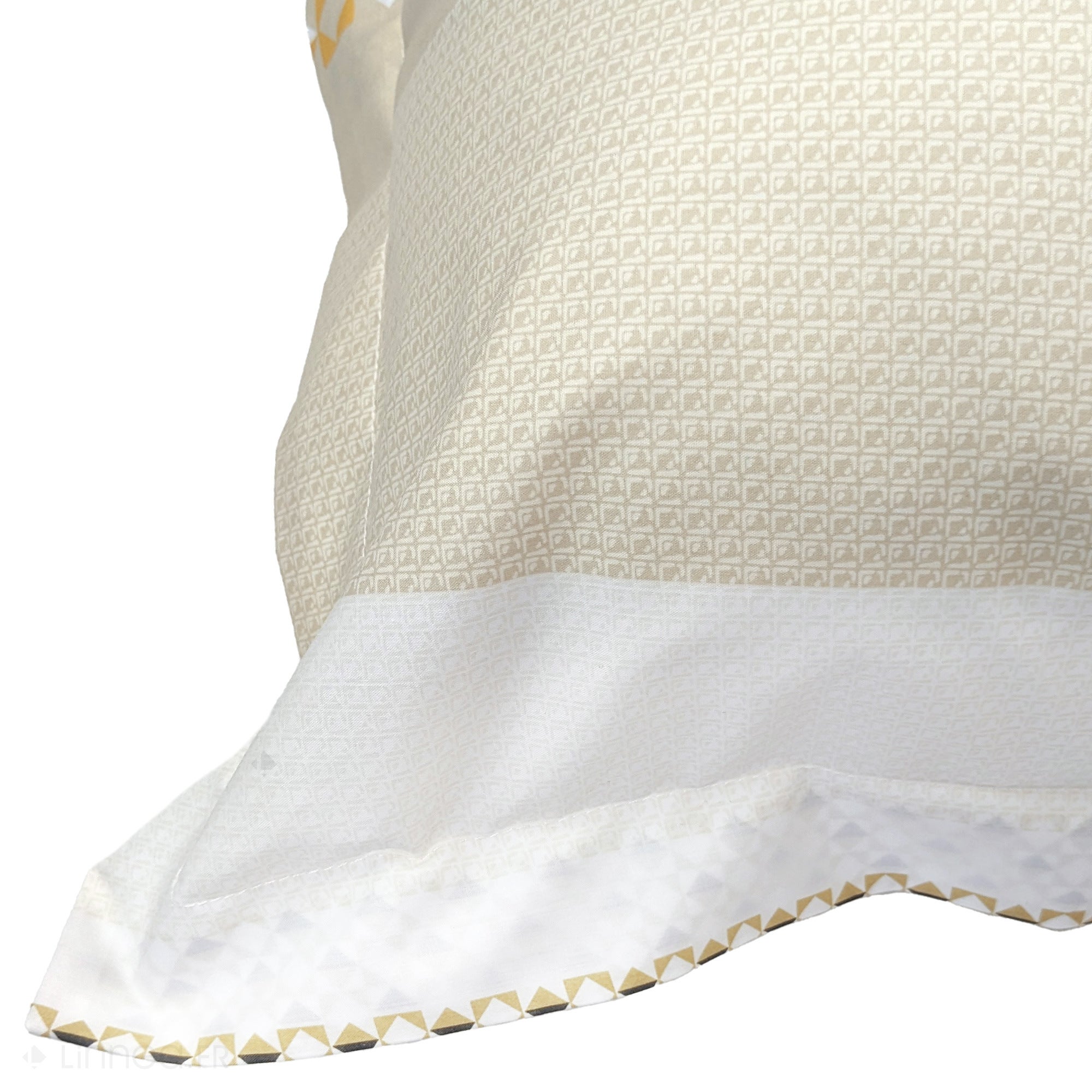 Taie d'oreiller 65x65 cm percale coton MARLOW Miel - 4