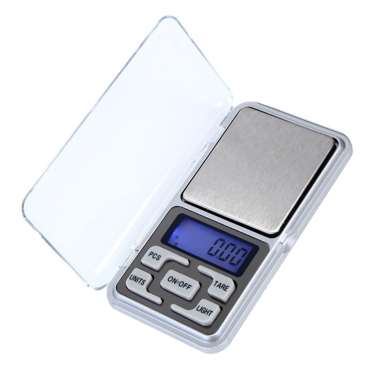 Bilancia Cucina Bilancia Digitale Da Cucina 500g/0.01g Con 2 Vassoi - Precisione Per Alimenti, Gioielli, Farmacia, Display LCD, Retroilluminazione Bilancia Per Farmaci
