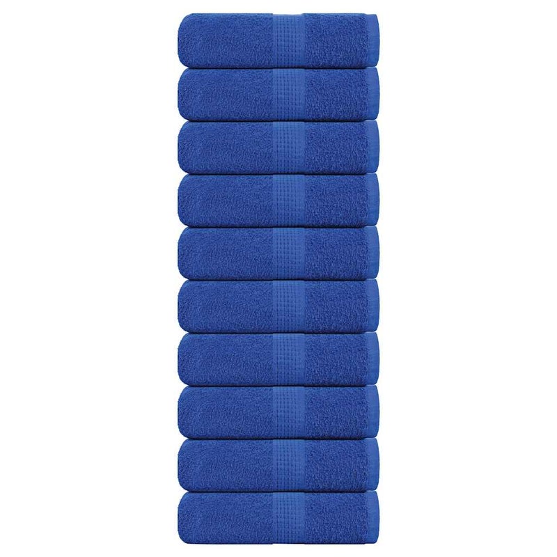 Ręczniki dla gości, FROGN, 10 szt., niebieskie, 30x50 cm, 360 g/m² vidaXL
