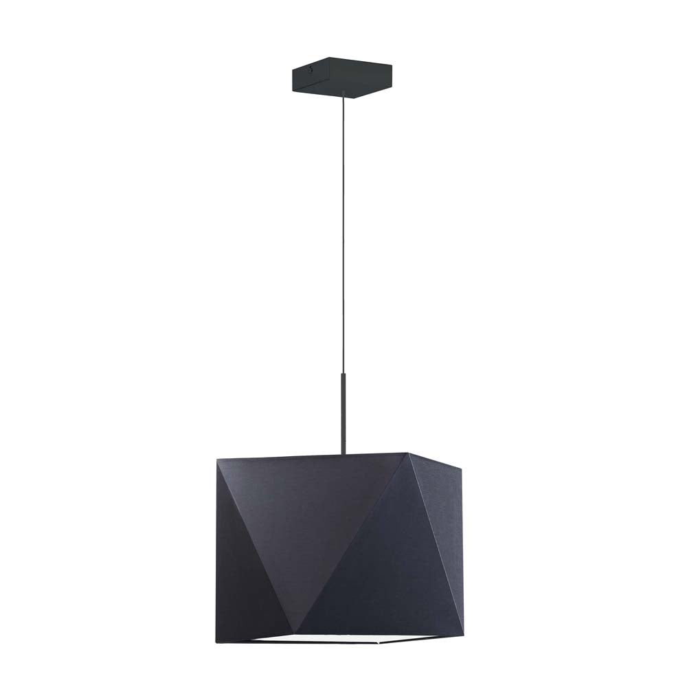 Lampa wisząca zwis żyrandol sufitowa z abażurem diament BURNE Z1 (+ detal)
