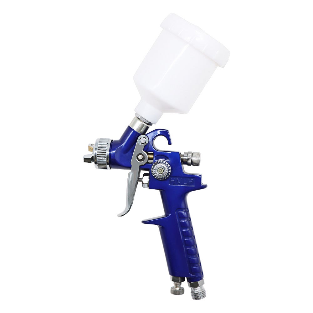 Pistolet natryskowy HVLP, profesjonalny pistolet natryskowy z plastikowym kubkiem o pojemności 120 ml i dyszami 0,8 mm