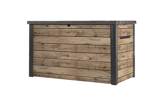 Coffre de jardin Signature 870L - Aspect bois Douglas - KETER