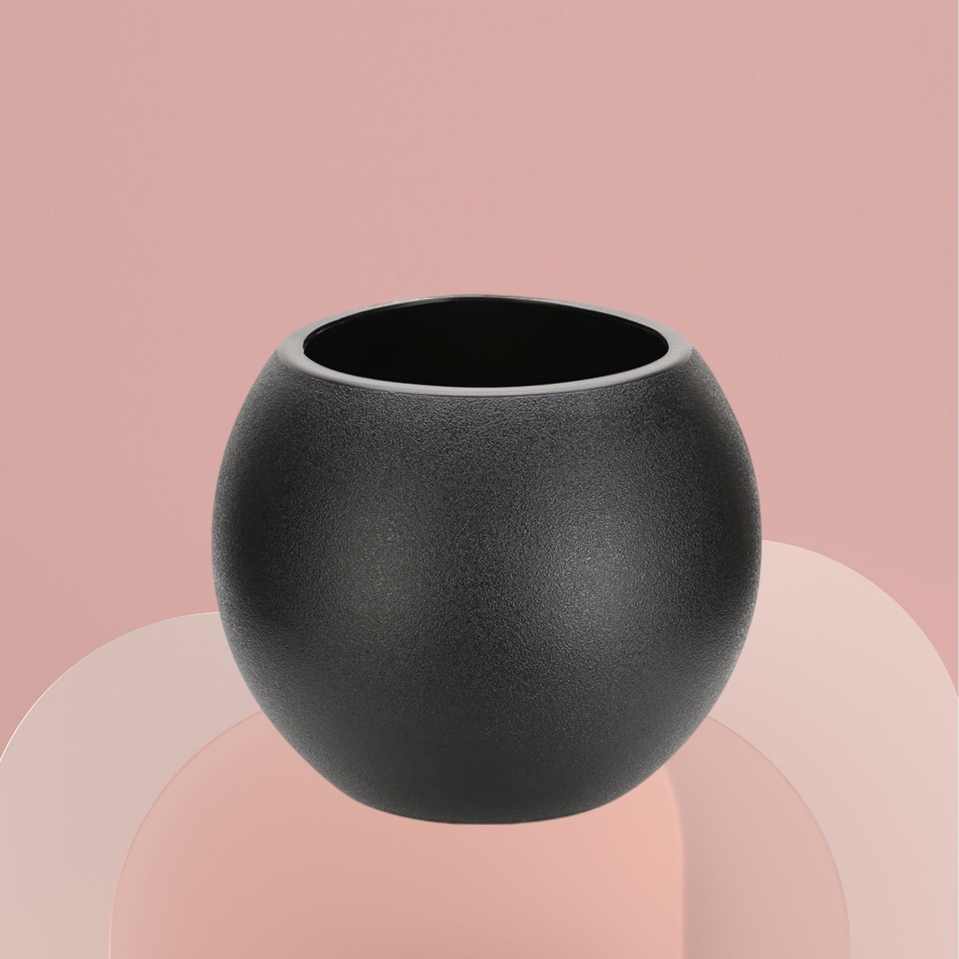 LOLLANDA Pot de fleurs sphérique, imitation bonsaï vert pour balcon, plante décorative en pot, ne convient pas à la plantation (30*24 cm) - 5