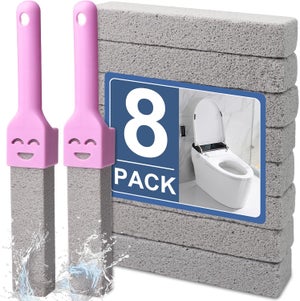3 Pièces Pierre Ponce Brosses De Nettoyage Pour Toilettes Et Surfaces - Avec Poignée