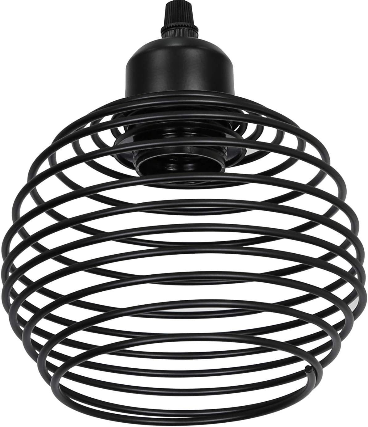 NETTLIFE Suspension de table Vintage noir Lampe de table E27 Lampe de salle à manger Rétro cuisine industrielle - 7