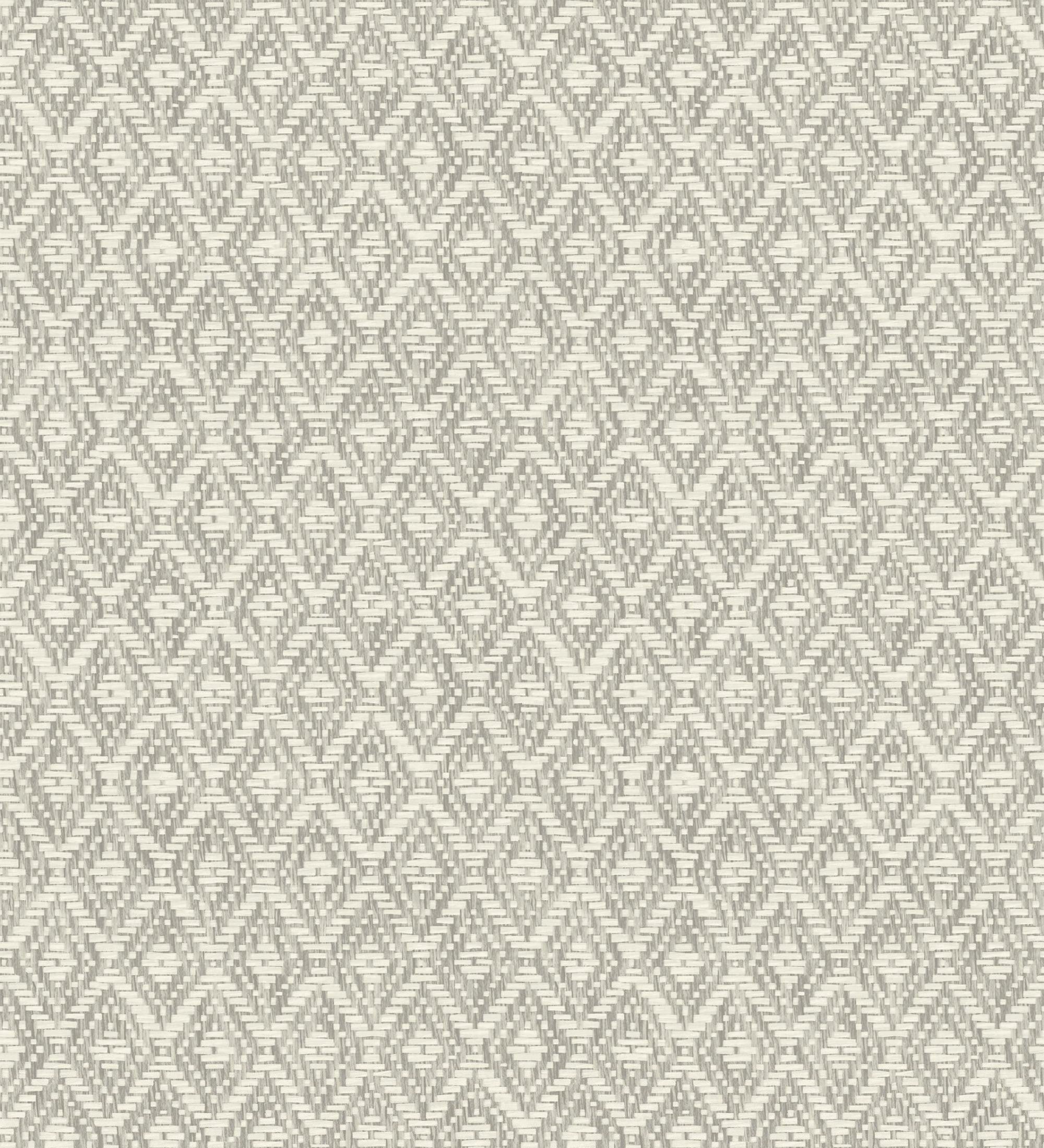 Papel pintado vinílico ecológico de rombos de fibra vegetal en relieve - Kaylan 681469 de GAULAN - Rollo de 10 m x 0,53 m - 2