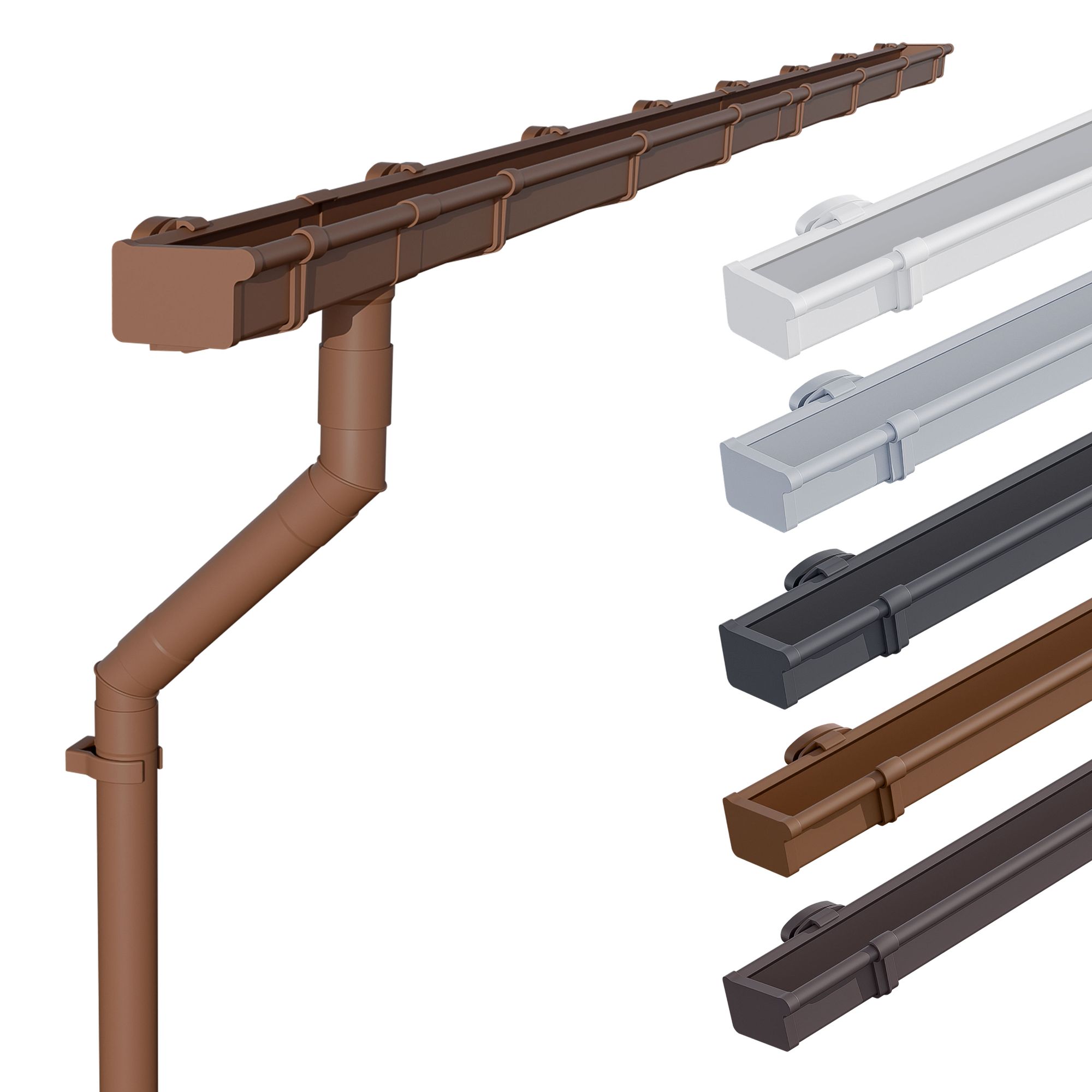 Gouttiere Pvc Carree Brico Depot