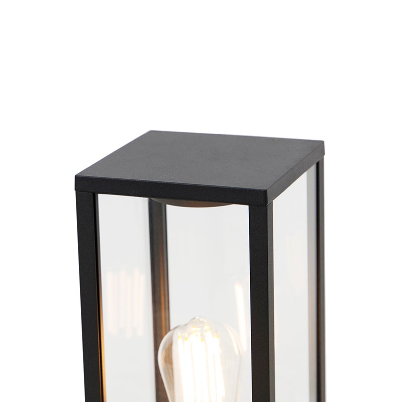 Lampe sur pied extérieur charlois - 1 lumière - L 14 cm - Noir - Design - Éclairage extérieur - 4