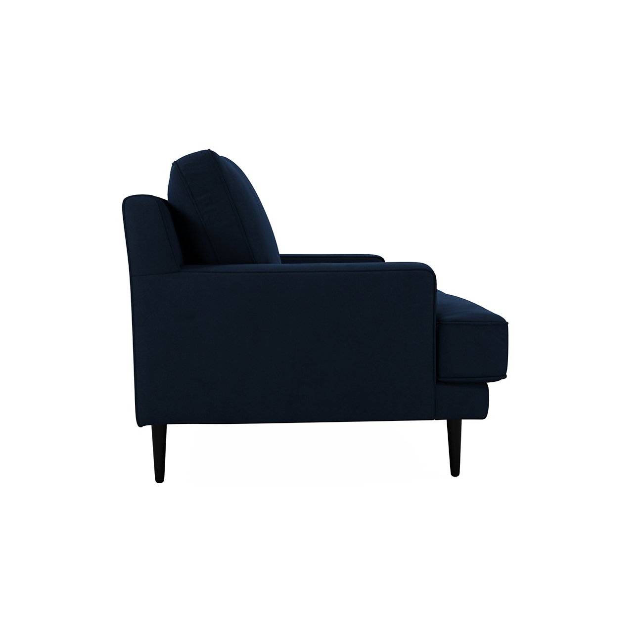Canapé velours Oscar - 2 places - Bleu - 3