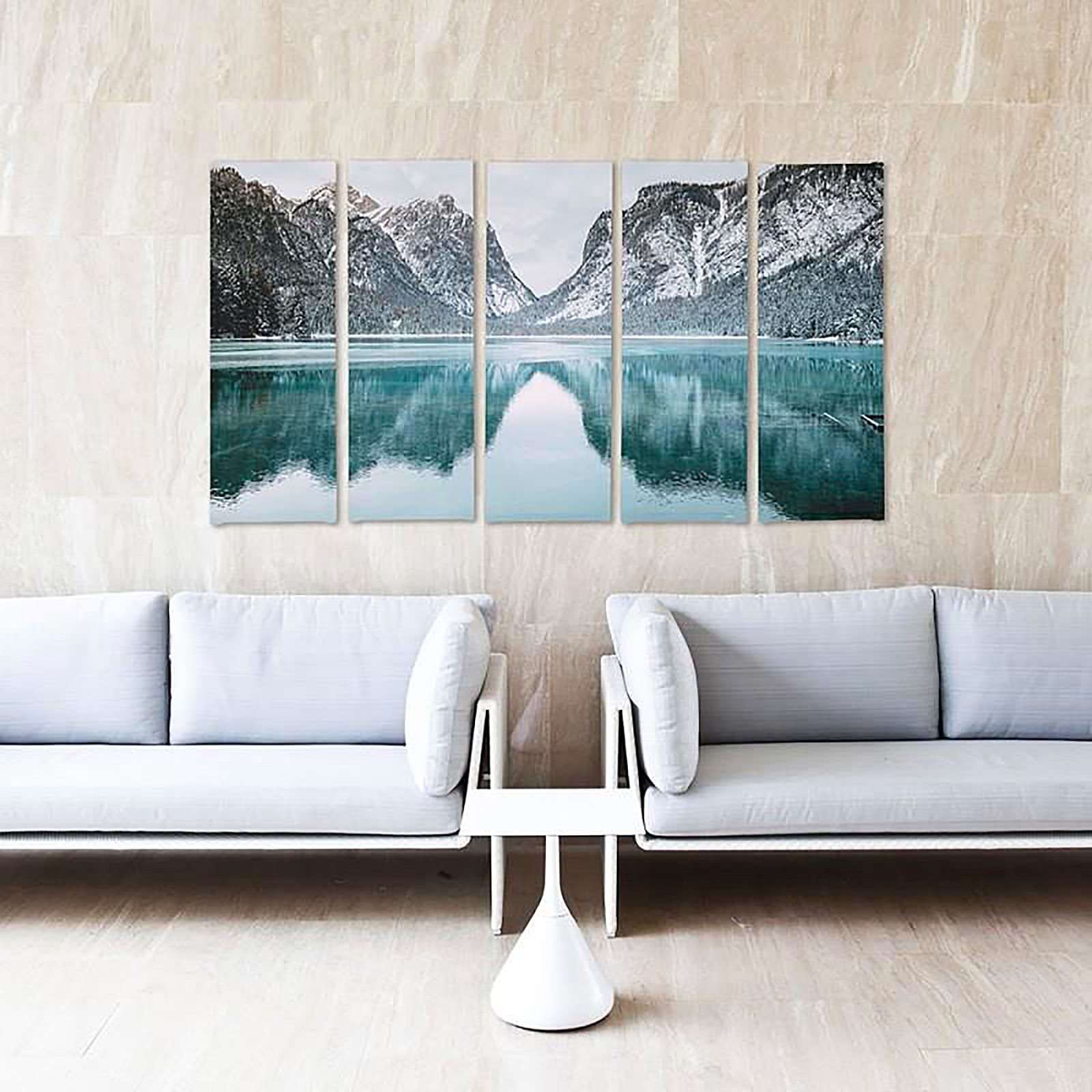 Tableau paysage de montagne - 300 x 140 cm - 5