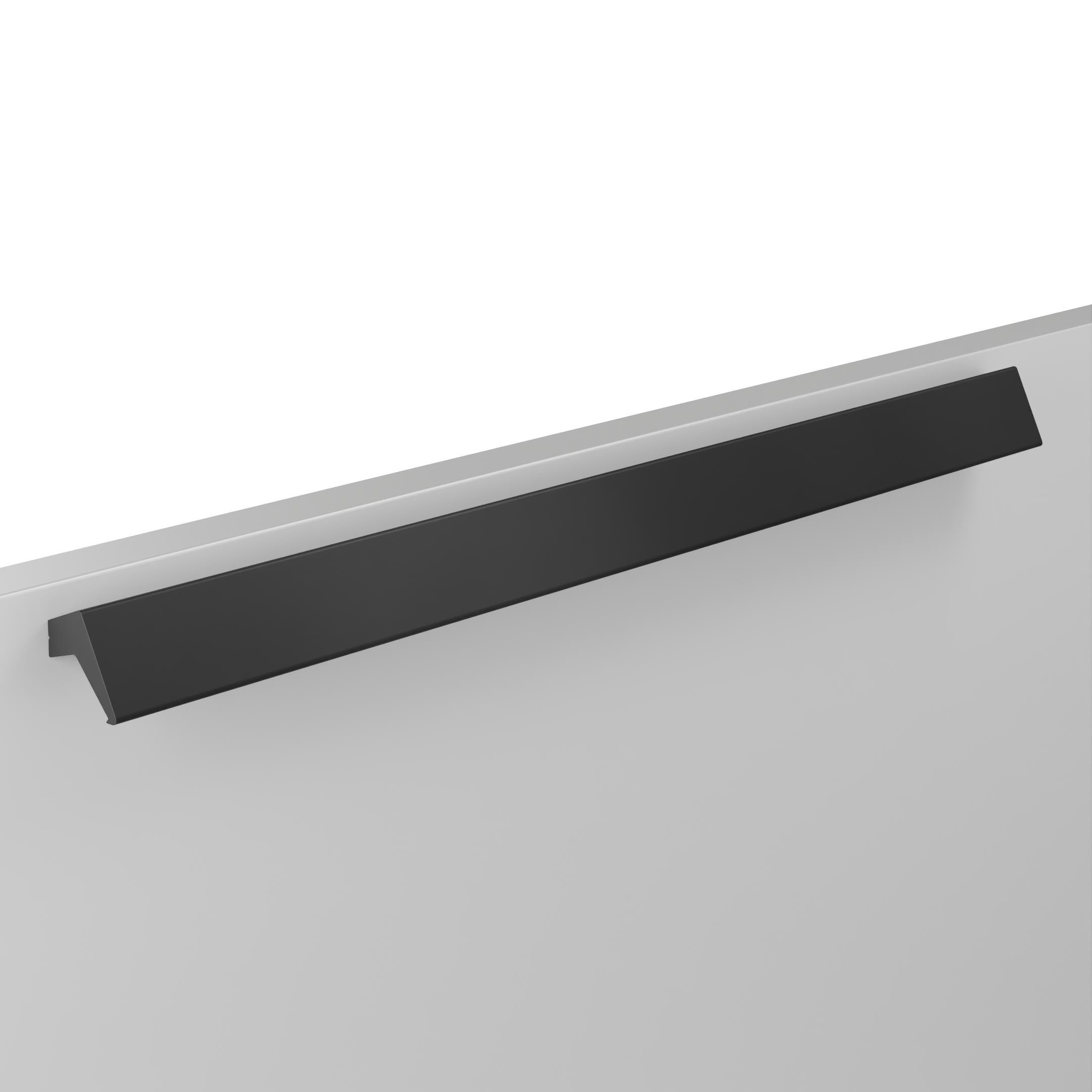 Maniglia Per Porta Moderna In Acciaio Inox Nero Opaco Per - Foto 2