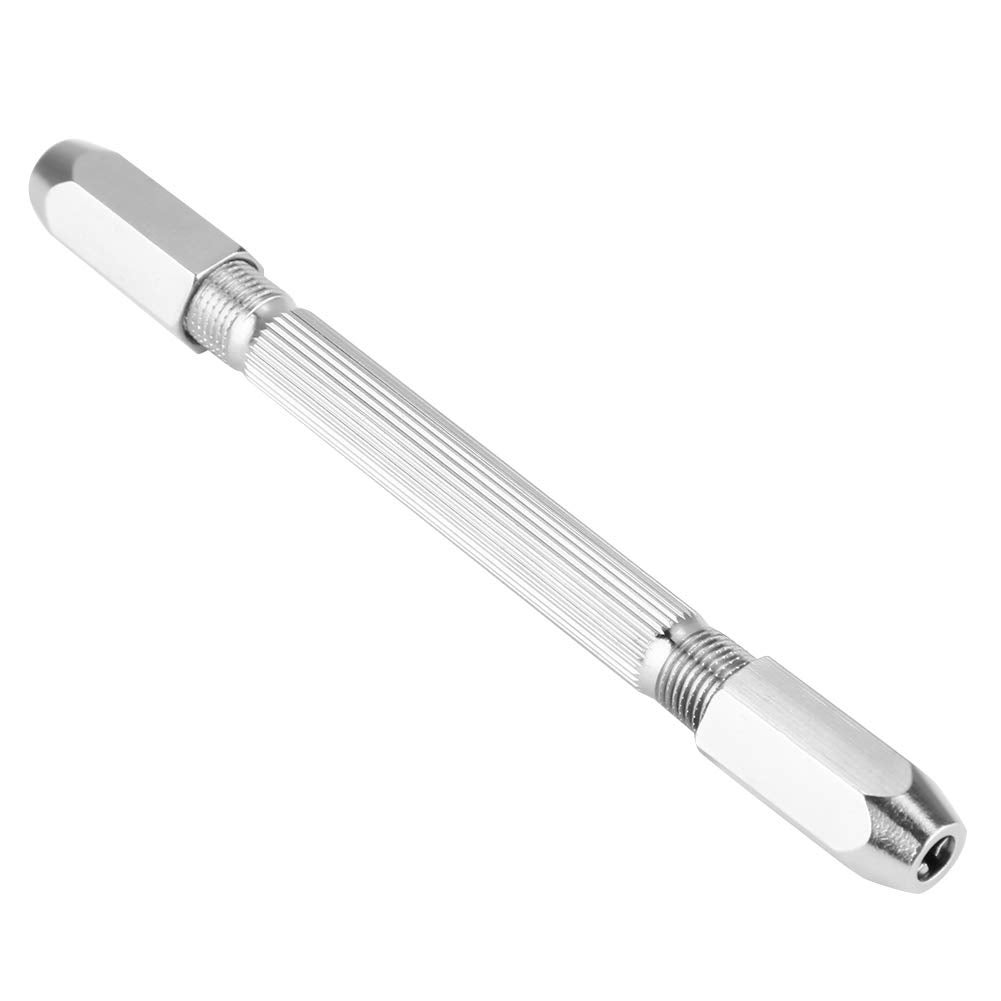 MINI MICRO PERCEUSE MANUELLE À DOUBLE EXTRÉMITÉ POUR ÉTAU DE PERÇAGE À MAIN POUR LES AMATEURS DE TRAVAIL DU BOIS - 4