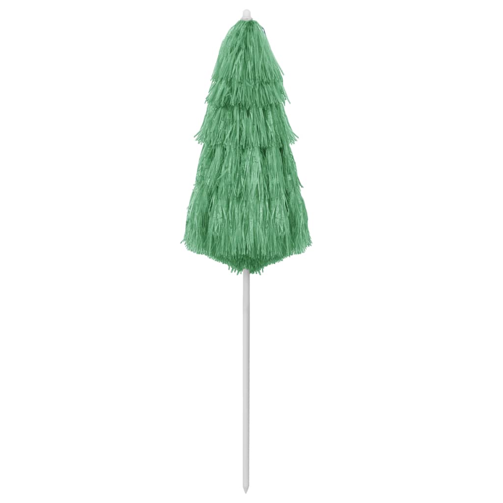 Parasol de plage Vert 180cm - 3