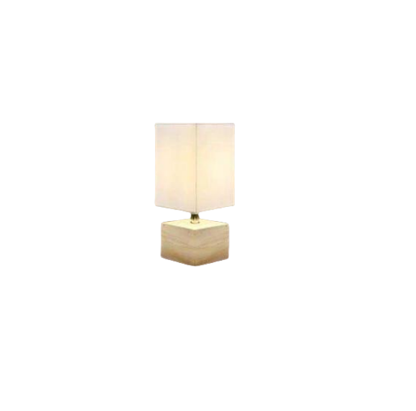 Lampa stołowa prezent, biały klosz (bez żarówki)